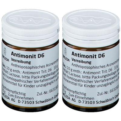 Antimonit D 6 Trituration 2x 2x20 g