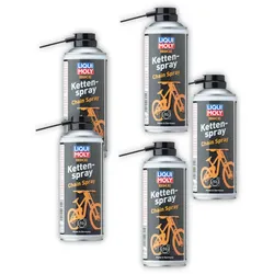 5x Kettenspray LIQUI MOLY 6055 Schmiermittel Bike Fahrrad Kette Fett Pflege 400ml
