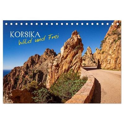 Korsika Wild und Frei (Tischkalender 2027 DIN A5 quer), CALVENDO Monatskalender