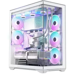 Modecom Obudowa Space XL Full Tower Nf Biała (ATX, E-ATX, mATX, Mini-ITX), PC Gehäuse, Weiss