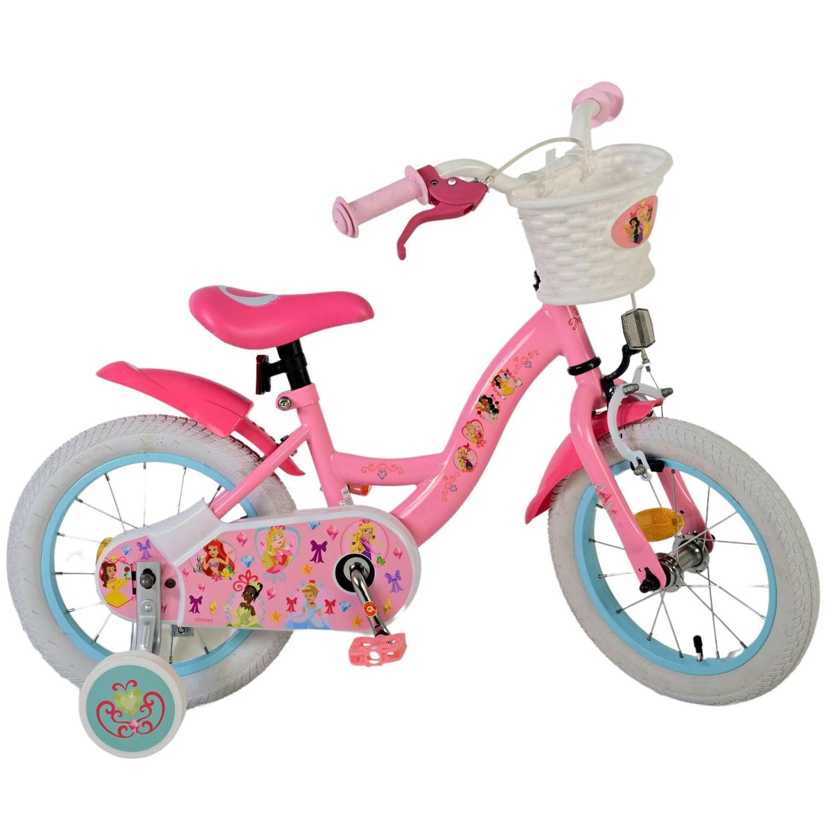 Disney Princess Kinderfahrrad 14 Zoll Mädchen Jungen 100 - 115 cm ab 3,5 Jahre Kinder Fahrrad