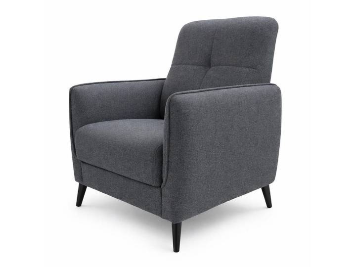 JVmoebel Relaxsessel Sessel grau modern weich bequem schön Design elegante Beine Komfort (1-St), Made in Europa