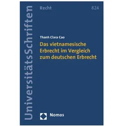 Das vietnamesische Erbrecht im Vergleich zum deutschen Erbrecht, Fachbücher von Thanh Clara Cao