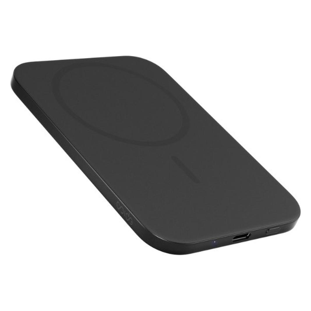 Epico UltraPack Qi2 25W Slim Mag+ EM55 černá / Powerbanka / 5000 mAh / USB-C / Qi2 (5000 mAh, 25 W) (8596049212402)