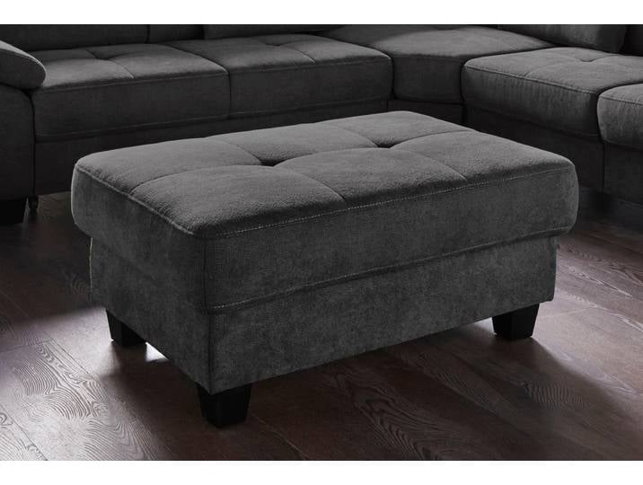 Hocker GOODPRODUCT Cornwall , schwarz, B:104cm H:45cm T:72cm, Hocker, Hocker