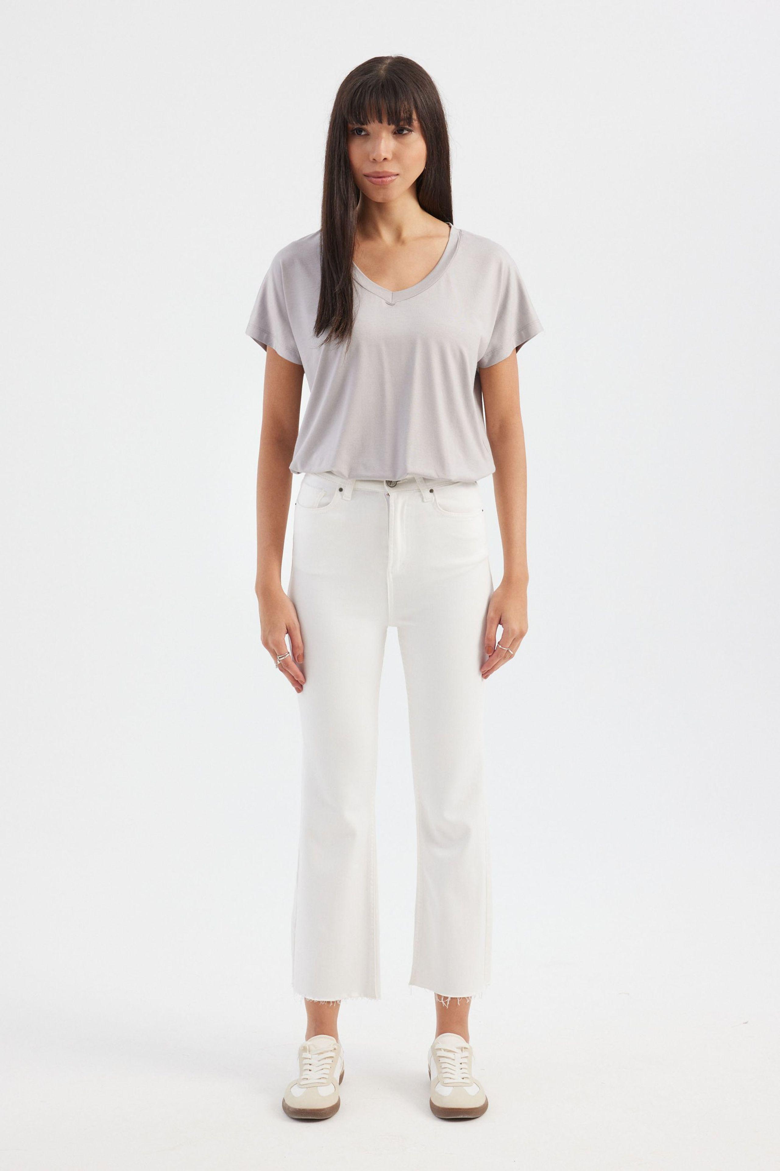 Scoop Necks Relaxed T-shirt