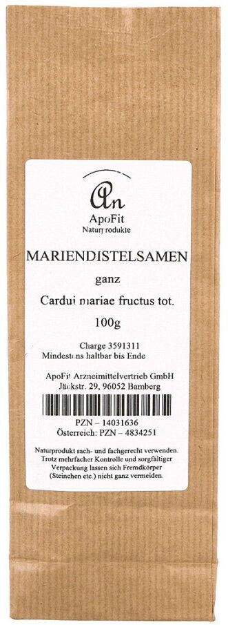 ApoFit Mariendistelsamen ganz 100g