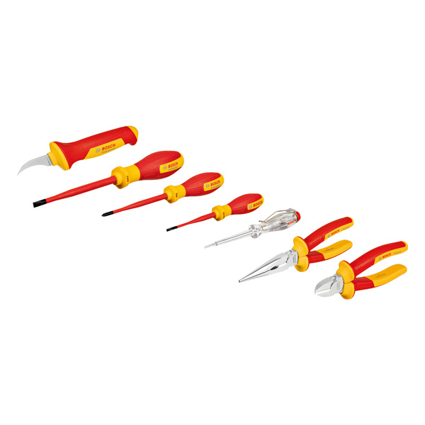 Bosch Combo Kit VDE-Werkzeug-Set gemischt, 7-tlg. 1600A02NG3