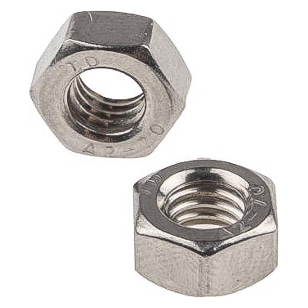 RS PRO Sechskantmuttern, Edelstahl A2 304, M1.6 3.2mm (M1.6) (1795726)