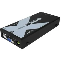 Adder ADDERLink X200-USB/P, KVM Switch, Schwarz