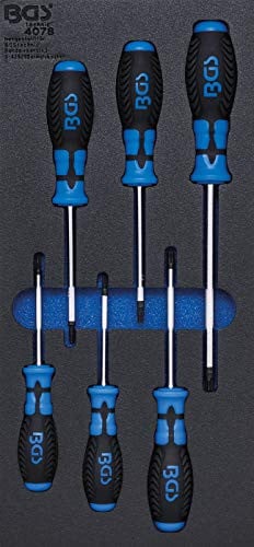BGS 4078 Gereedschapmodule 1/3: Schroevendraaier T-profiel (Torx), 6-delig