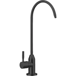 BieTal® 1-Wege C-Auslauf Wasserhahn Elegance aus Edelstahl matt schwarz