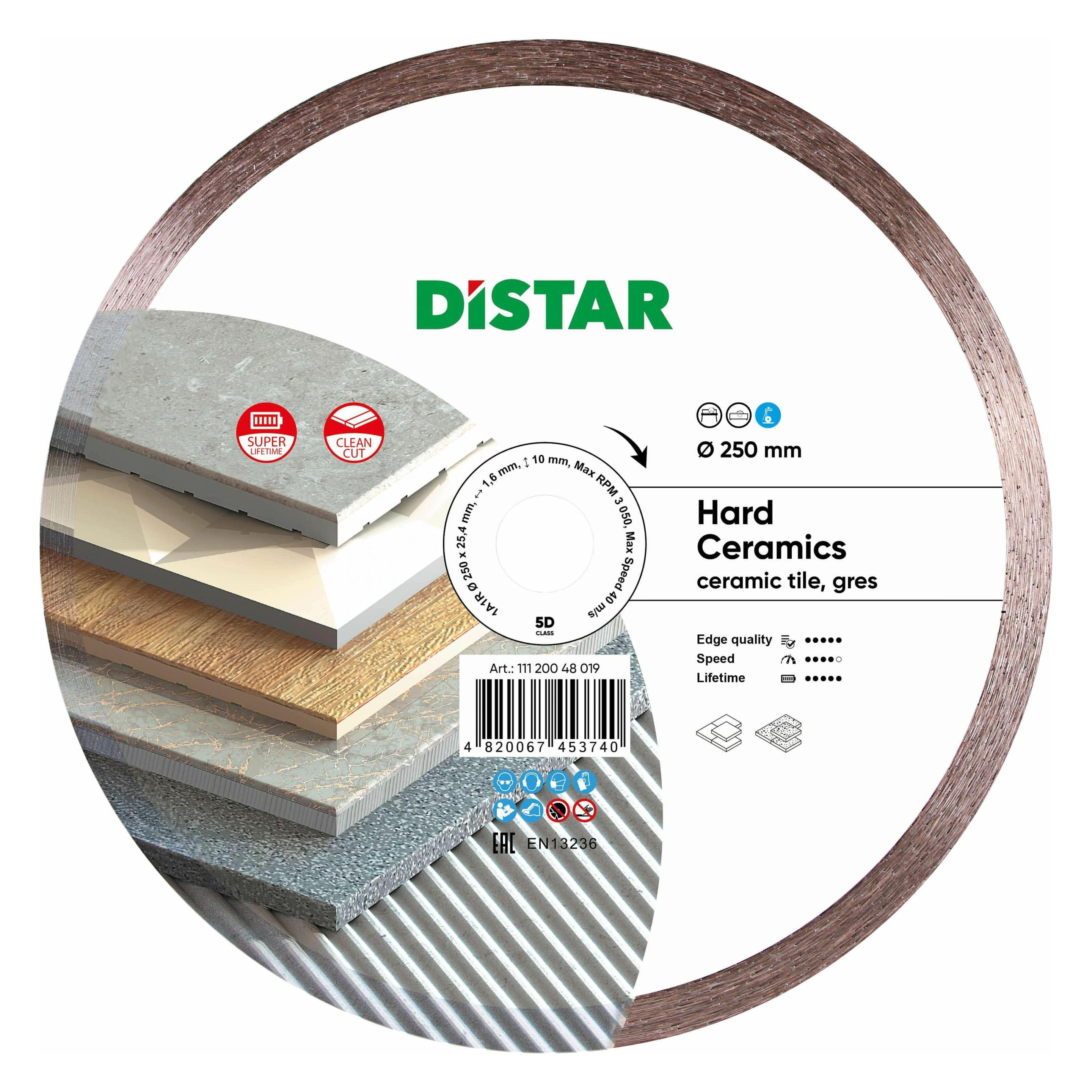 Distar Di-Star TARCZA DIAMENTOWA 250x1,6x10x25,4 Hard Ceramics (1038459)