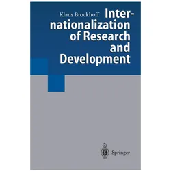 Internationalization of Research and Development, Fachbücher von Klaus Brockhoff