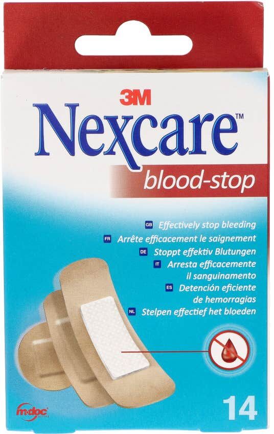 NEXCARE ® Blood Stop tiras adhesivas coagulantes surtido 14uds
