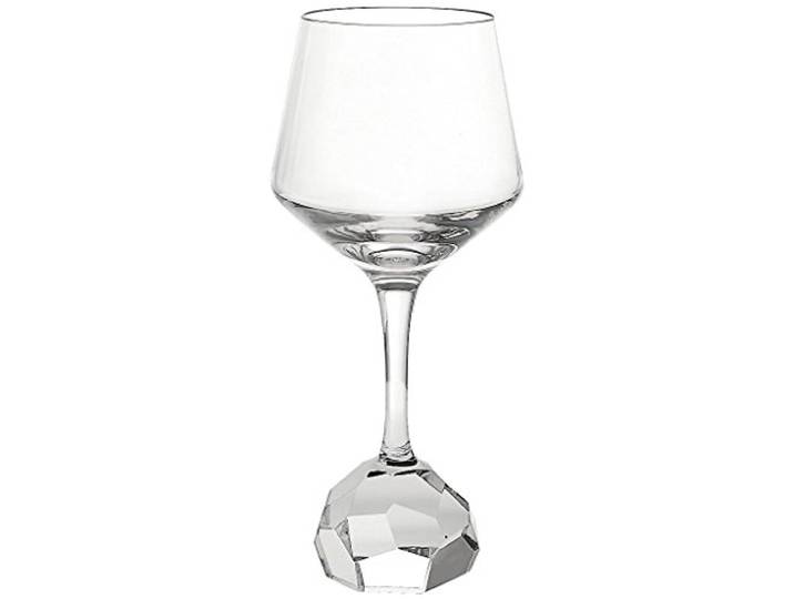 Exklusives Weinglas Weinkelch Roseglas Basic Diamant 390 ml Transparent Kristall