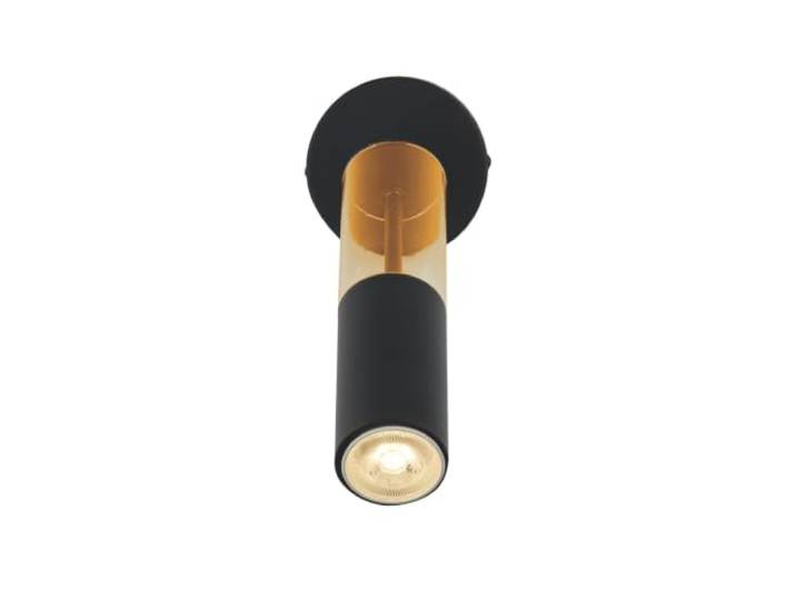 Searchlight Merrygold Wandleuchte aus schwarzem, bernsteinfarbenem Acryl
