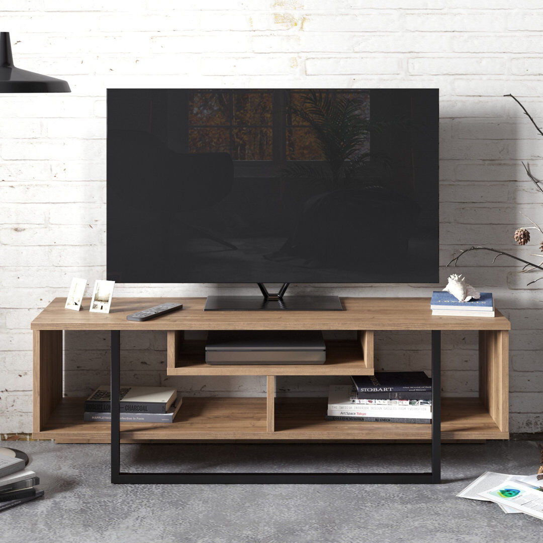 Wade Logan Aldean TV Stand for TVs up to 50" Walnut 50"