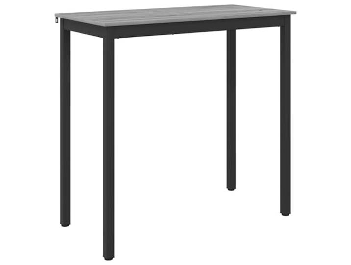 Esstisch Holzwerkstoff Rechtwinklig mit Metallbeinen Für Küche und Esszimmer, moderne klare Linien, pflegeleichte glatte Oberfläche, stabiler Rahmen, einfache Montage