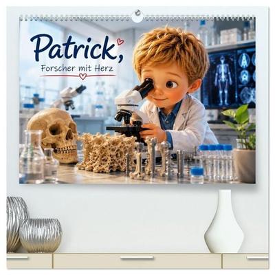 Patrick, Forscher mit Herz (hochwertiger Premium Wandkalender 2027 DIN A2 quer), Kunstdruck in Hochglanz