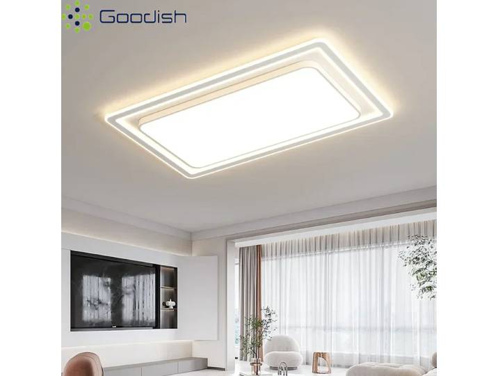 Plafonniers LED ronds en or de luxe moderne avec télécommande, lampes artistiques pour la décoration du salon, lustre