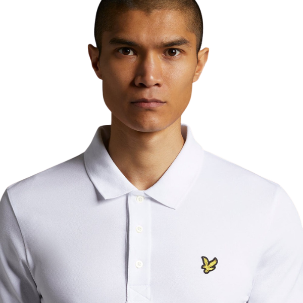 Polo Vin Plain Lyle&scott Hombre Blanco L