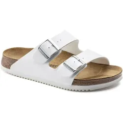 Sandale Arizona Superlauf, Birko-Flor, weiß, Weite normal, Größe 38 - weiss - 38