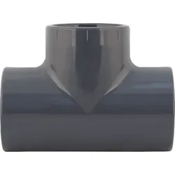 Lilie 40mm T-Rohrverbinder mit Doppel-O-Ring Rohrstecksystem