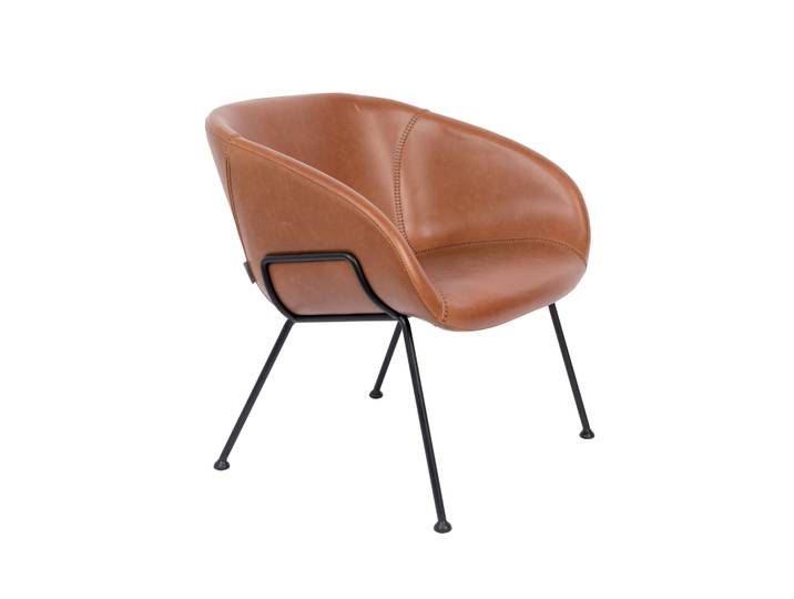 Loungesessel Zuiver Feston Braun, Neu