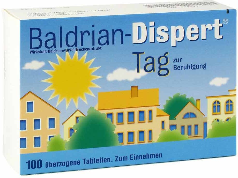 Baldrian-Dispert Tag zur Beruhigung