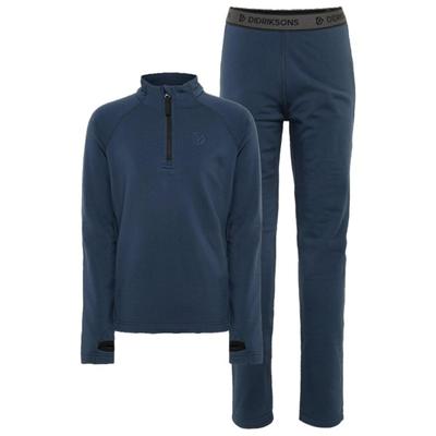 Didriksons - Kid's Yotta Set - Kunstfaserunterwäsche Gr 140 blau