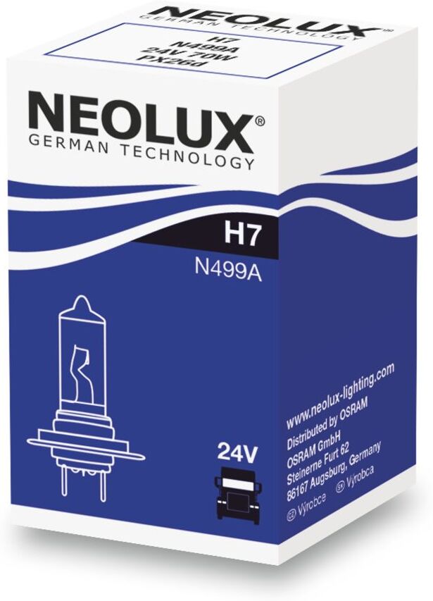 Neolux Lampada alogena H7 24V, 70W, 1 Pezzo