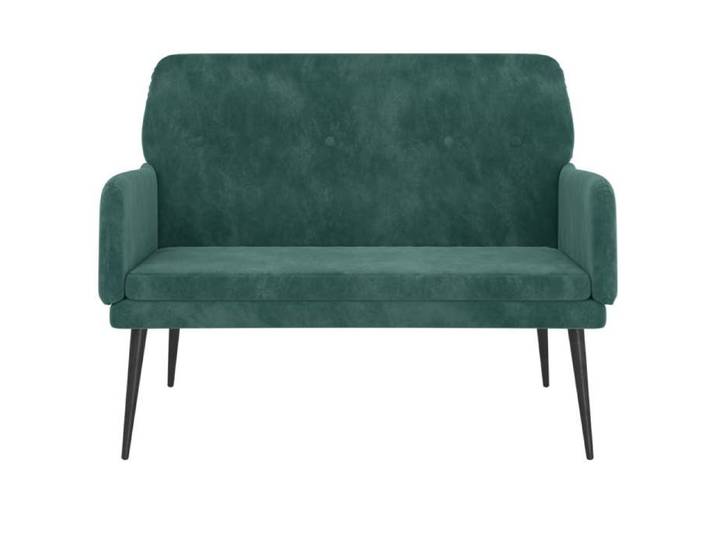 Bon plan  Banc style Français - JILI HOT - Banquette Vert foncé 108x79x79cm Velours Pour Entrée/Couloir Thome5976034