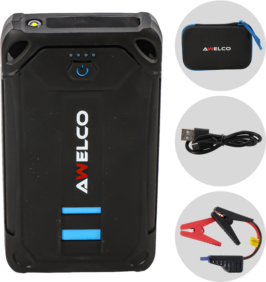 Awelco MISTER CHARGE 800  Tragbarer Multifunktions-Starthilfegerät  Powerbank