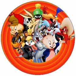 Essbares Papier „Looney Tunes“-Figuren, 19,5 cm