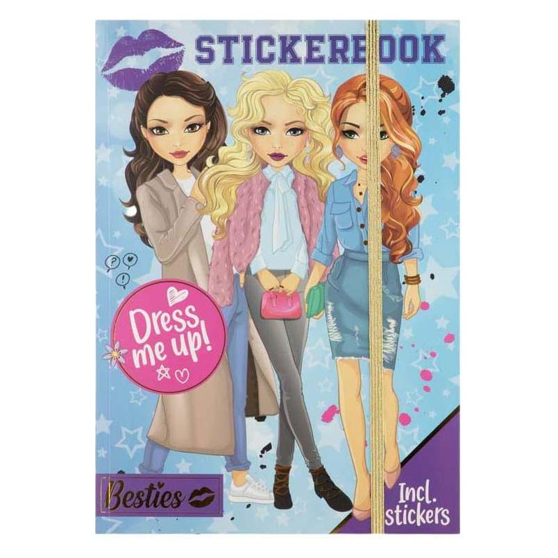 Grafix Besties Anzieh-Stickerbuch Neon A4 - 10 Blatt (10 Sticker) (70632719)