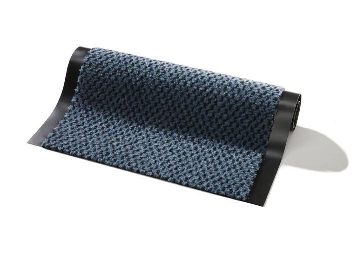 Vielseitiger Schmutzfangläufer nach Ihren Wunschmaßen, Blau, Größe 105 (Läufer, 90 cm breit)