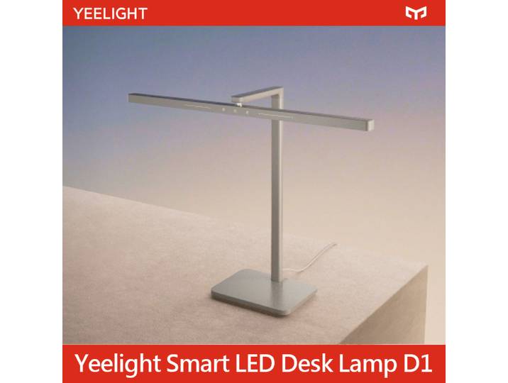 Version mondiale de la lampe de bureau intelligente Yeelight D1, support de lampe de 60 cm de long, contrôle par application, lumière réglable, lampe de lecture pour chambre à coucher
