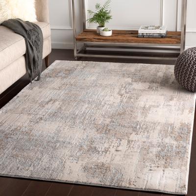 Livabliss "Oswald Grey Modern Area Rug - 5' 3"" x 7' 3"""