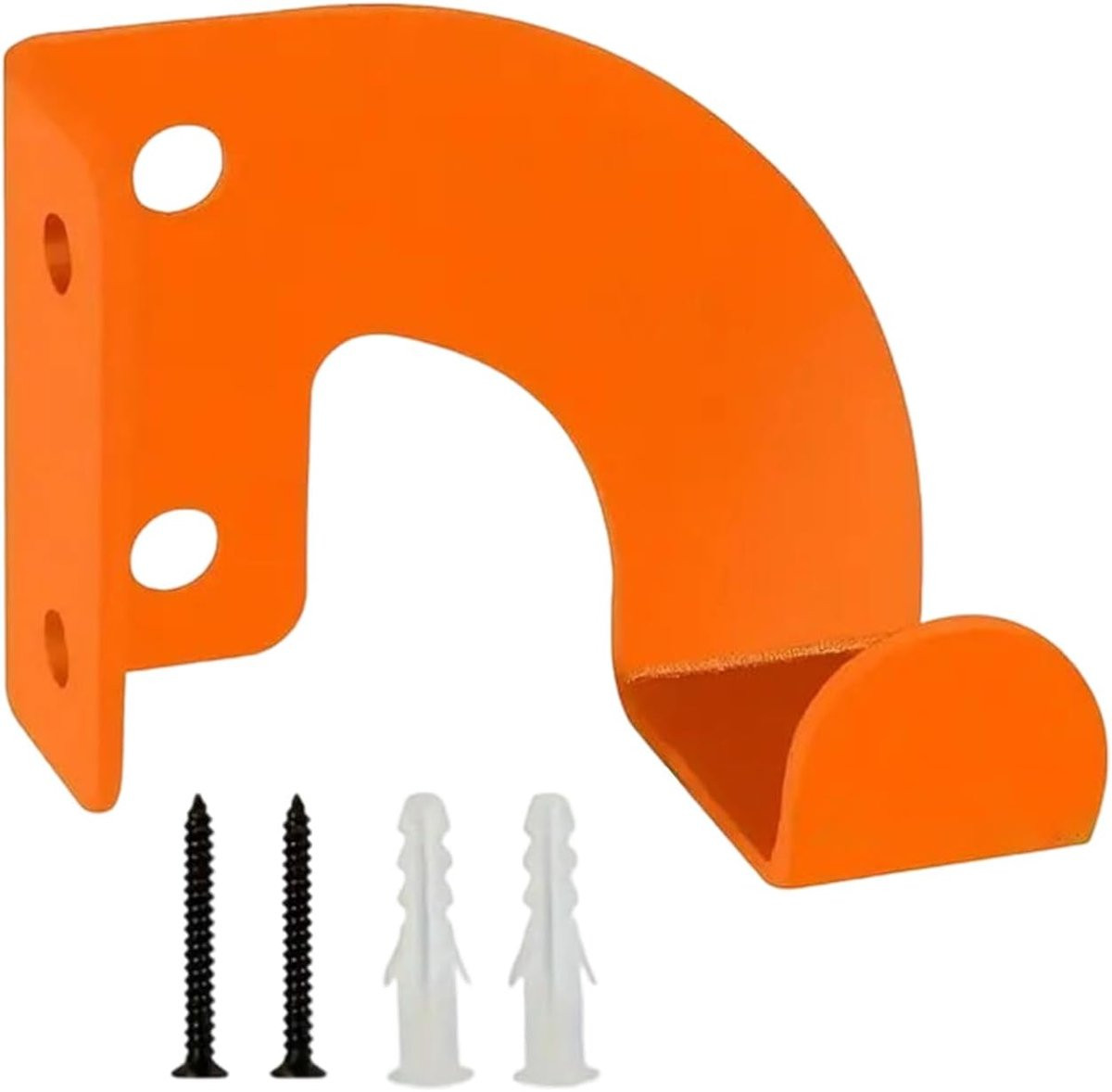 Oranje Kettingzaag Hanger Gereedschapshaak voor Muur - 6 x 3 cm