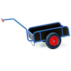 Handwagen mit 4 Bordwänden 4107, Tragkraft 200kg - blau