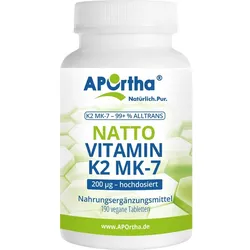 Aportha Vitamin K2 - Mk7 200 Ug 190 ST