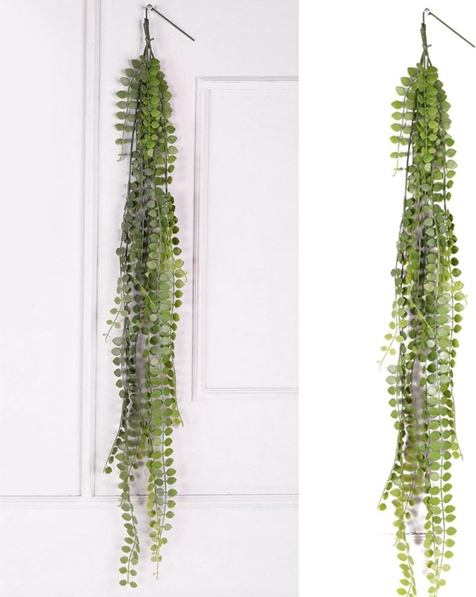 Groene kunstplant hangplant voor binnendecoratie met levensechte uitstraling, 100 cm