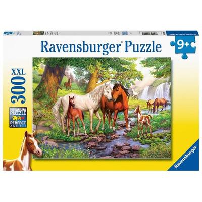 Puzzle Ravensburger Wildpferde am Fluss 300 Teile XXL
