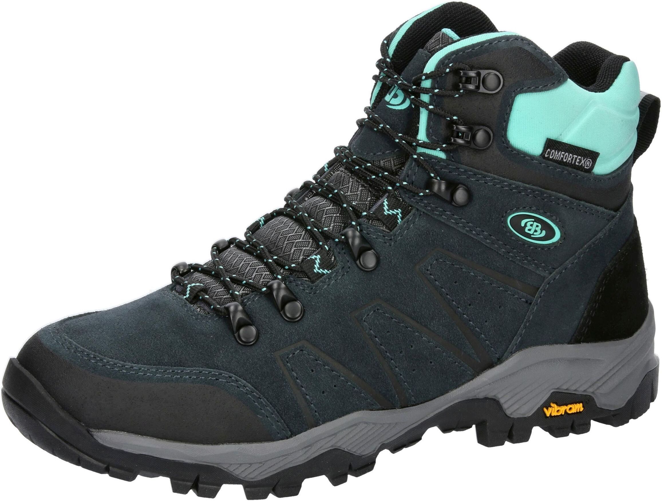 Stiefel BRÜTTING "Outdoorstiefel Mount Princeton", Damen, Gr. 44, blau, Synthetik, Schuhe Stiefel blau 44