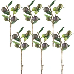 CREATIV green künstliche Pflanze Feigenzweig, 61cm, grün, 6er Set