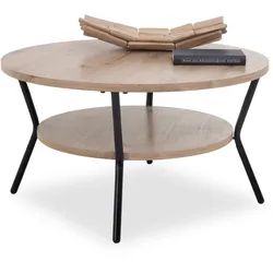Couchtisch ALVARA (DH 80x45 cm) - braun - DH 80x45 cm
