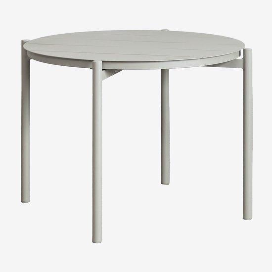 Famanu Runde Gartentisch - Verstellbare Beine - Ø110 cm - Grün