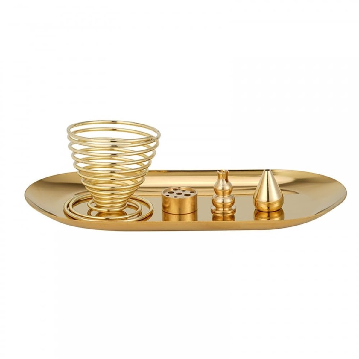 Dailygoods Wierookhouder van Messing voor Decoratie en Yoga