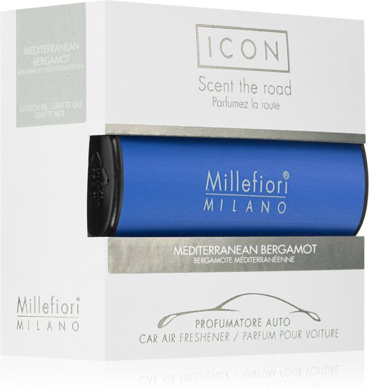 Millefiori Icon Mediterranean Bergamot désodorisant voiture 1 pcs